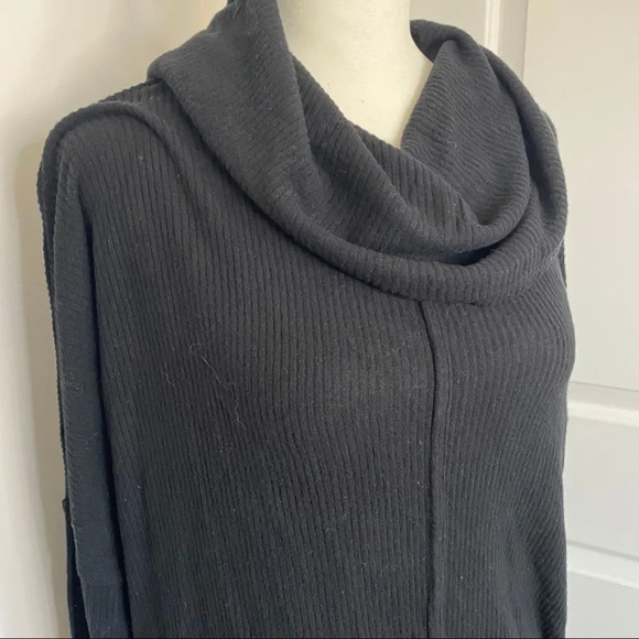 New Nordstrom Ribbed Cowl Neck Oversized Sweater - Picture 3 of 12